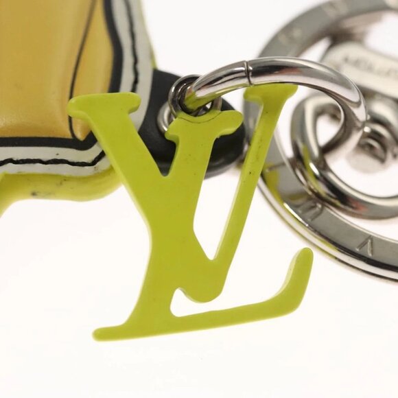LOUIS VUITTON Monogram Porte Cles LV Scarecrow Charm Yellow - Picture 5 of 10